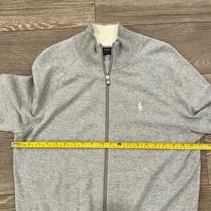 Polo Ralph Lauren Grey Zip Up Sweater